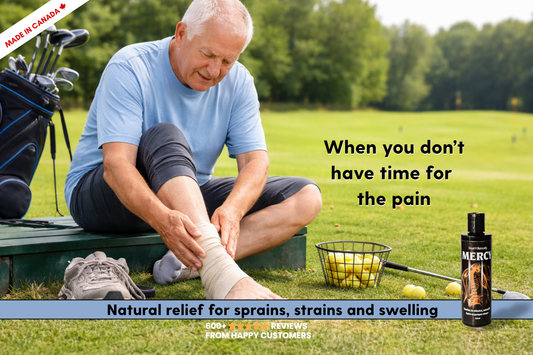 Natural Relief for Swelling, Sprains & Strains | How Mercy Helps