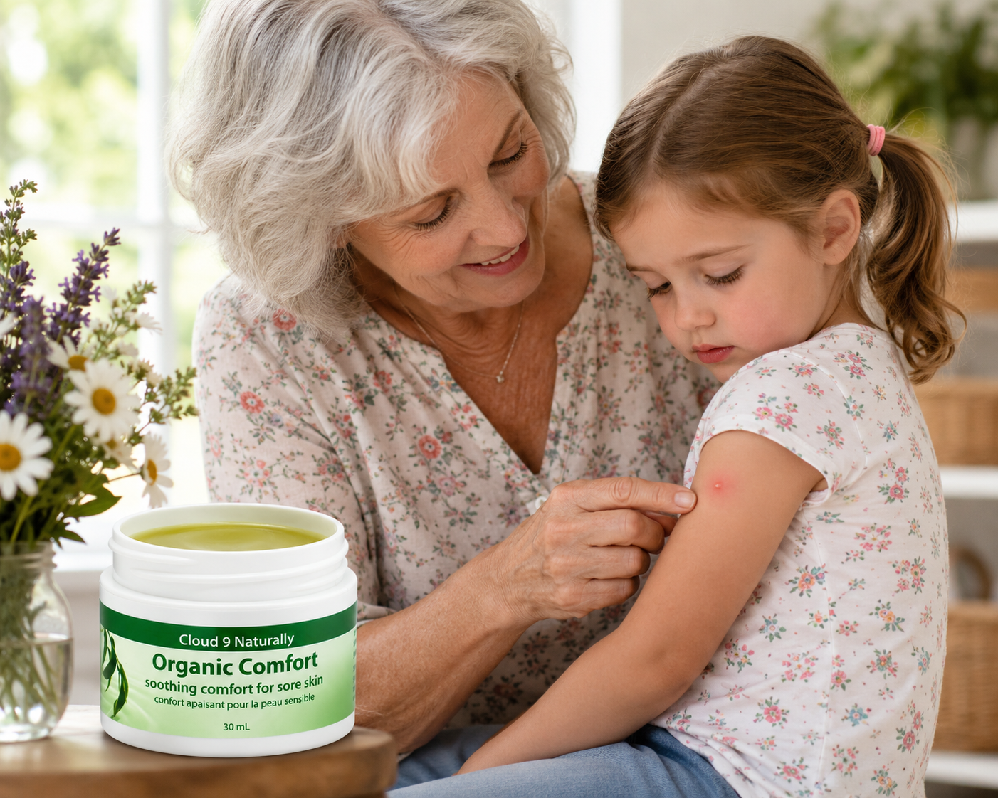 Organic Comfort: All-Natural Herbal Salve for Rashes, Bites, Blisters