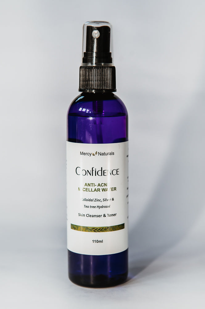 Confidence:  Willow Bark and Zinc Anti Acne Micellar water