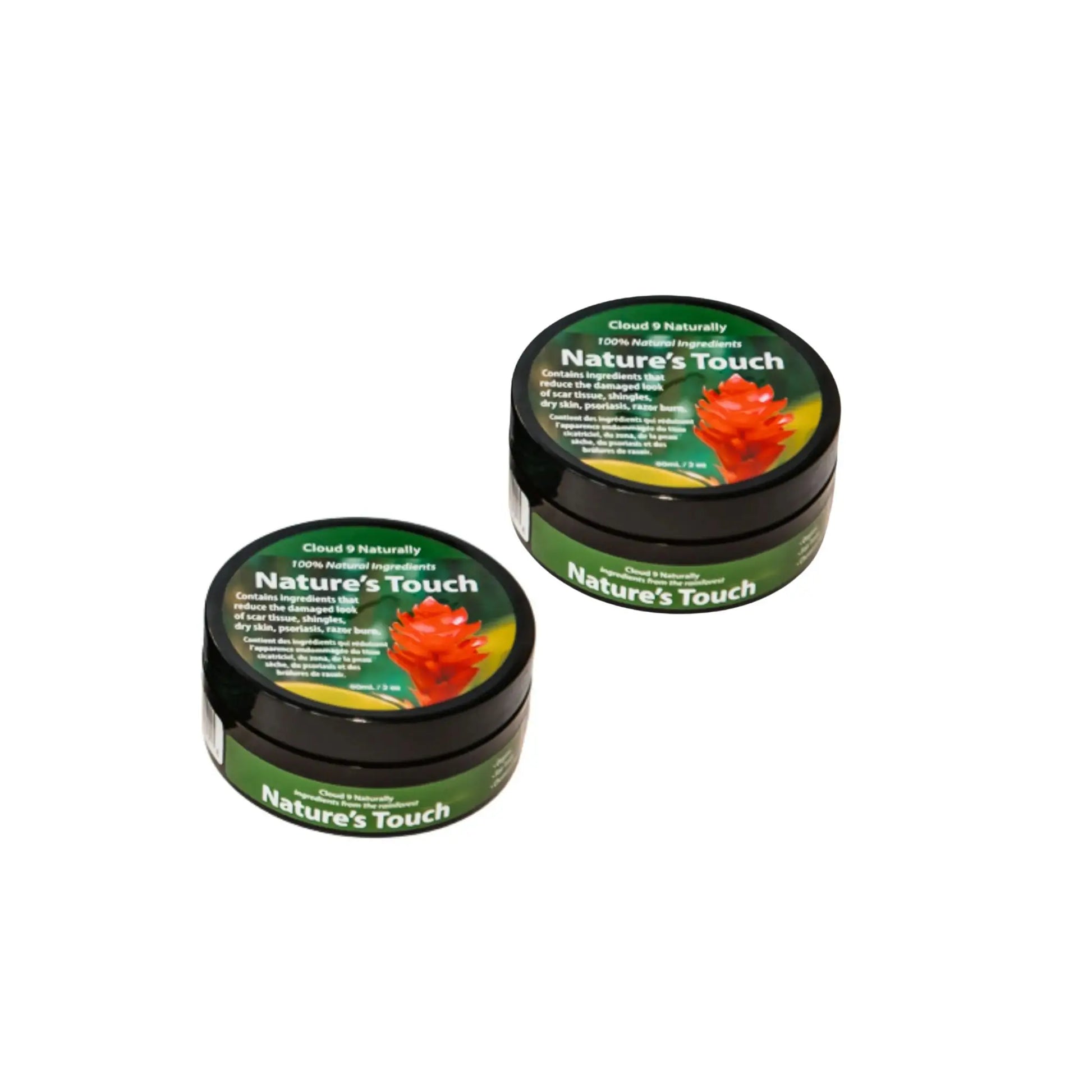 two containers of Nature's Touch product on a white background