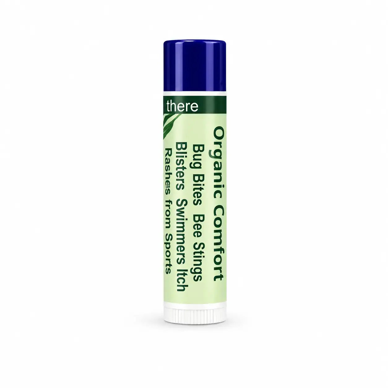Balm tube labeled 'Organic Comfort' on a white background
