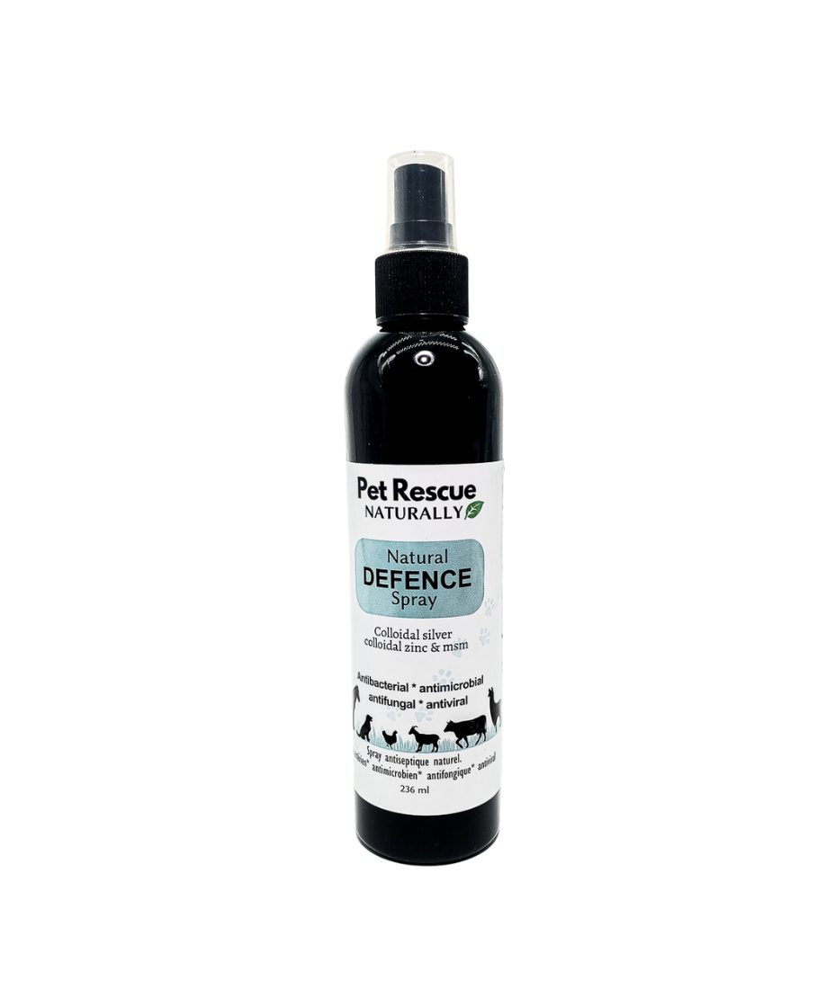 Pet Rescue: Natural Defence Spray with Colloidal Silver and Zinc