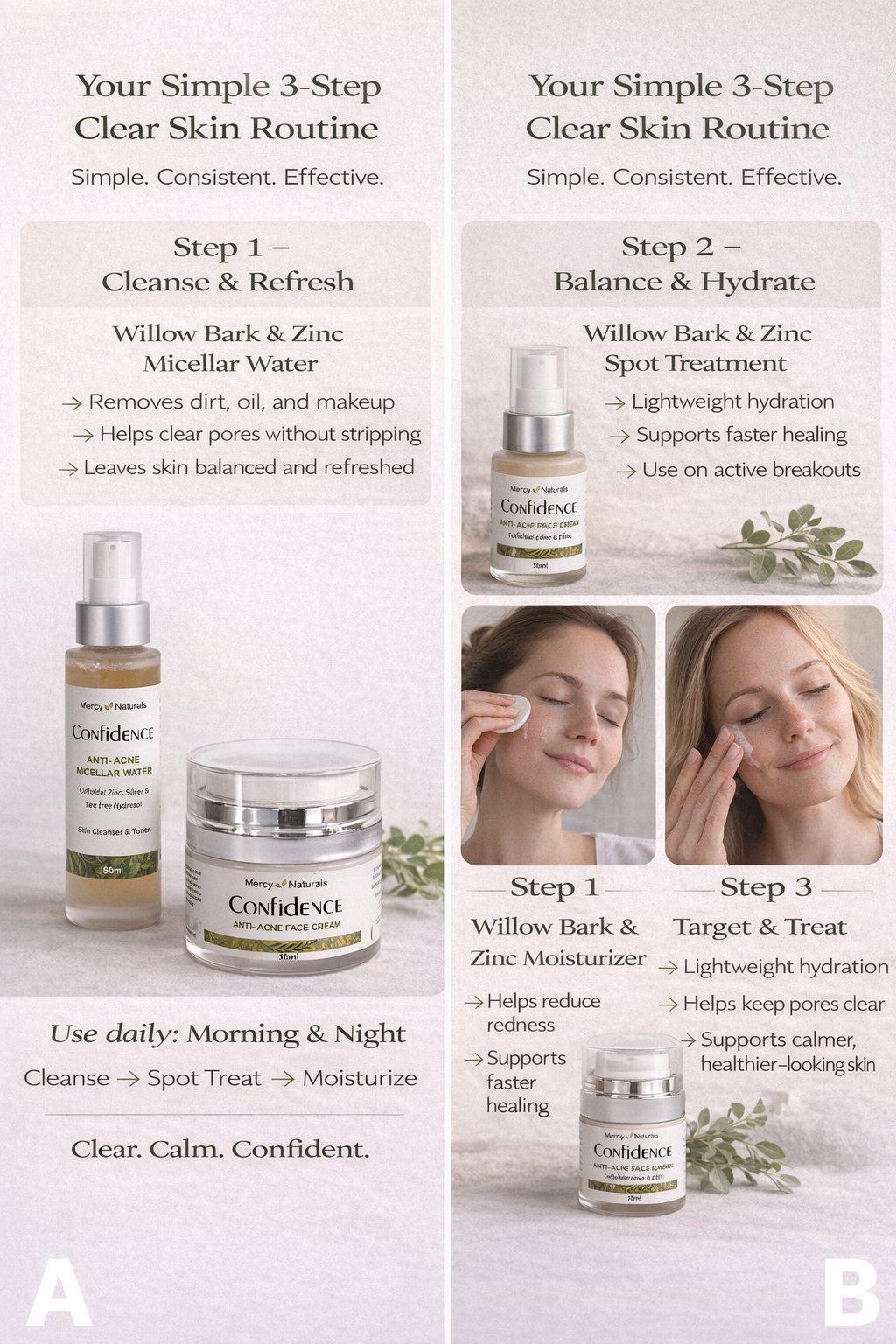 Confidence: Anti Acne Skincare Set