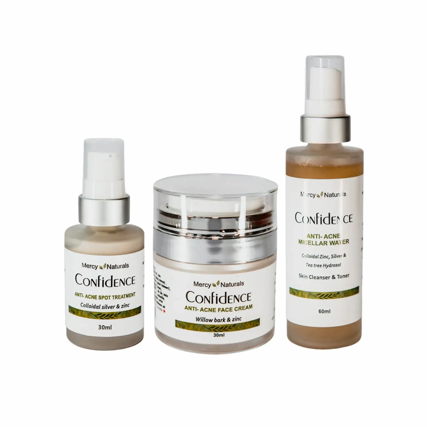 Confidence:  Willow Bark and Zinc Anti Acne Micellar water