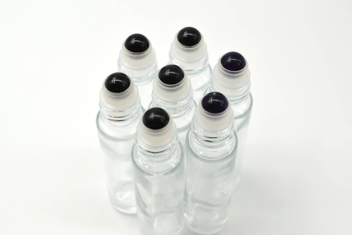 Obsidian 10ml Essential oils: Semi-Precious Stone Rollerballs.